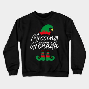 Missing Christmas In Grenada Crewneck Sweatshirt